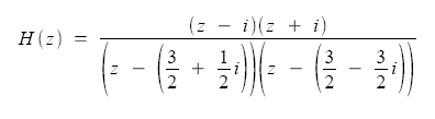 Eqn 4: Example 3: Transfer function